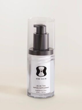 One Skin OS-01 Eye Topical Supplement - White Bottle with Black Pump